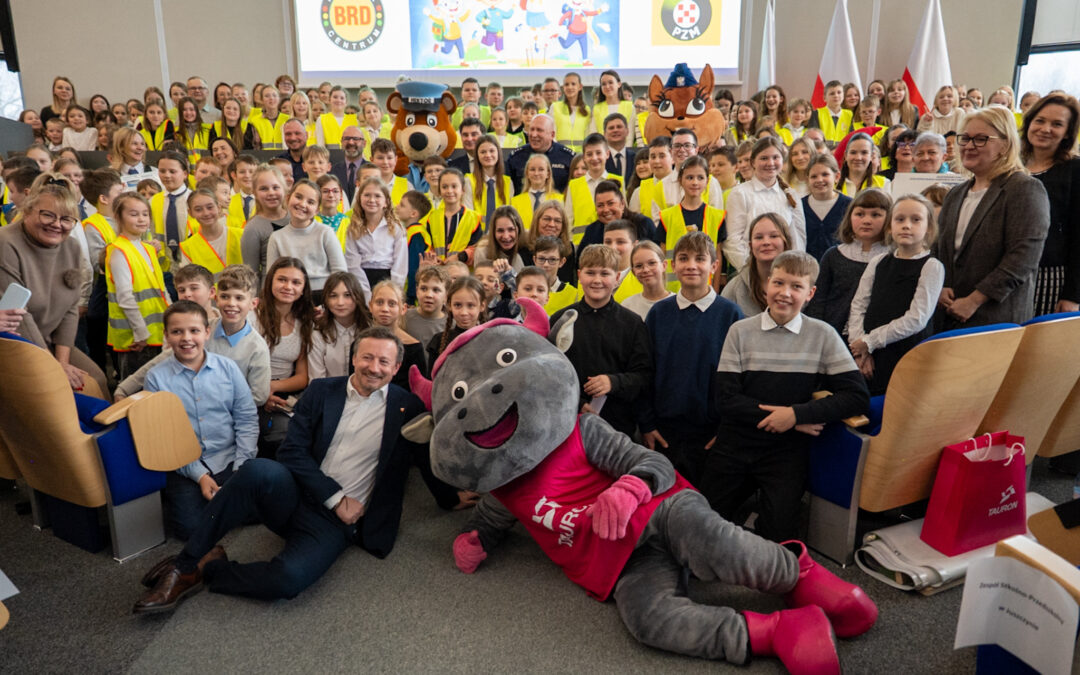 Uczniowie KSP na Gali finałowej konkursu „Odblaskowa szkoła”