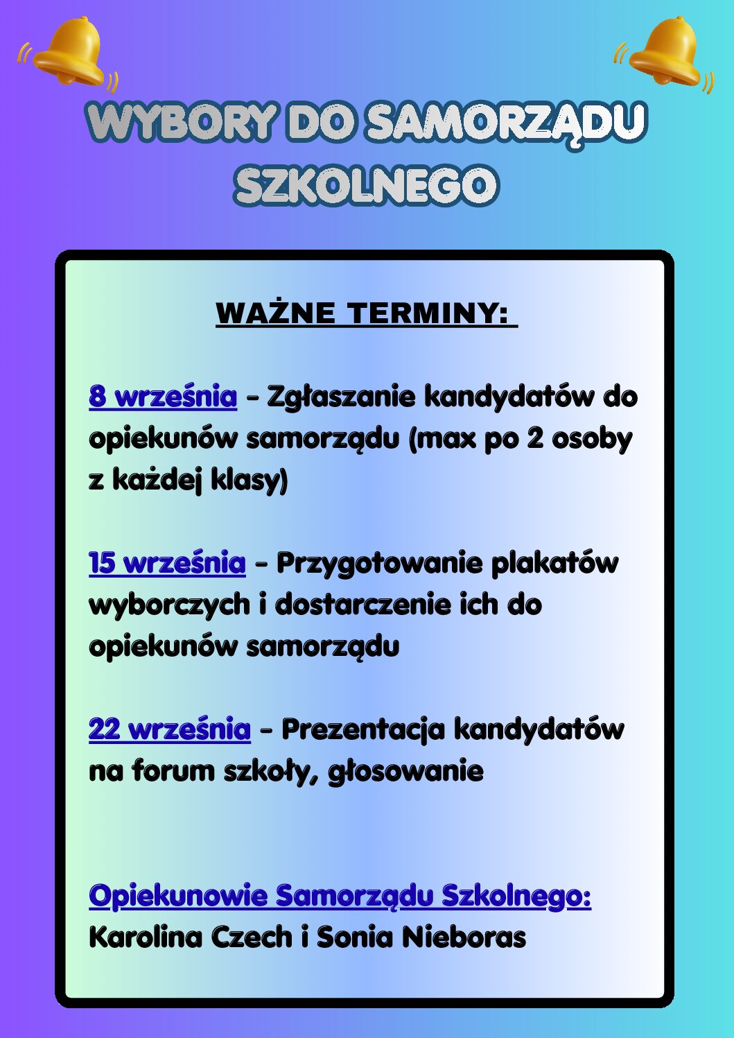 Wybory do samorządu szkolnego